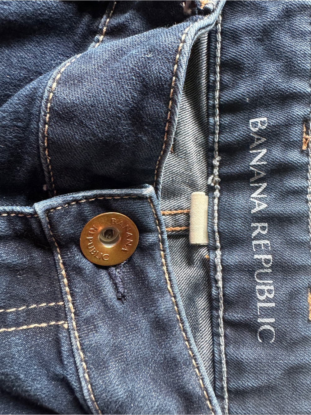 Banana Republic Women's Navy Blue Straight Leg Jeans